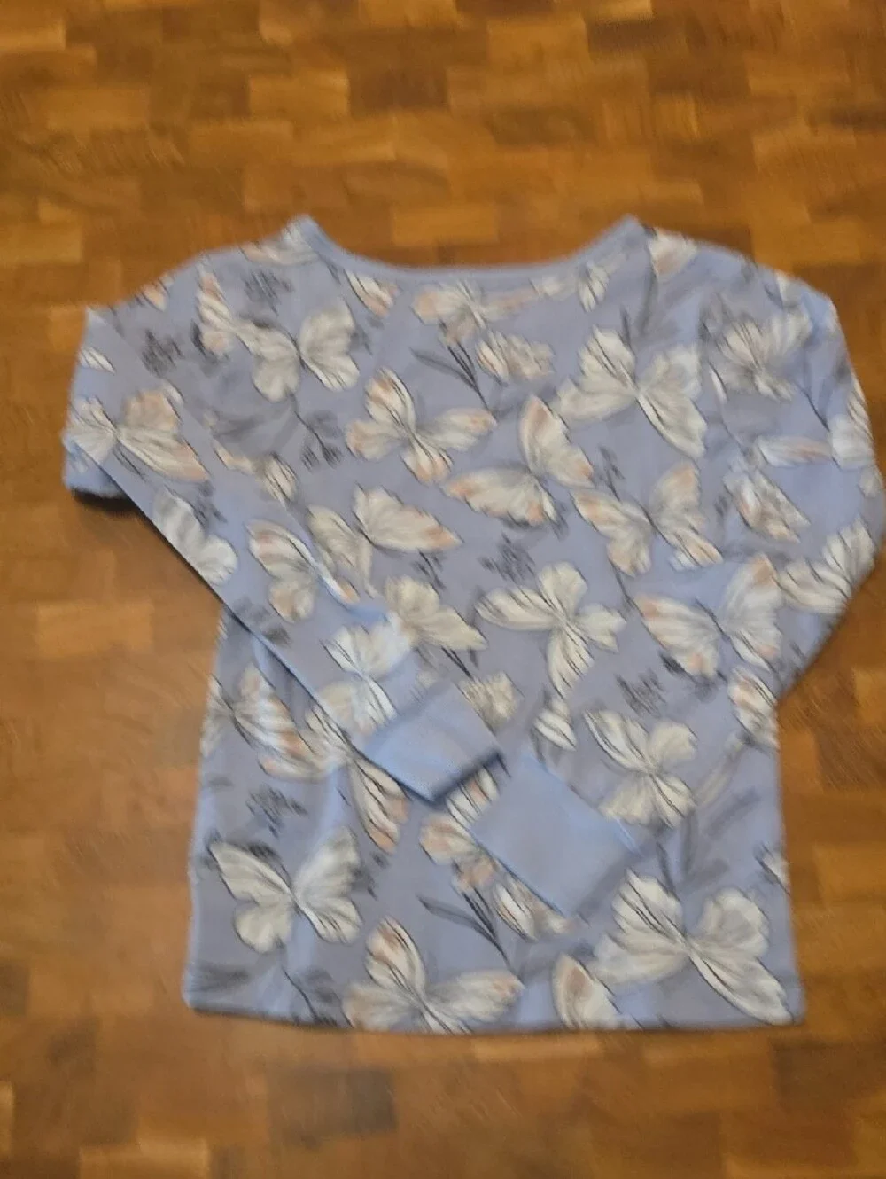 10/$10 Carter's Light Blue Floral Long-Sleeve Pajama Top